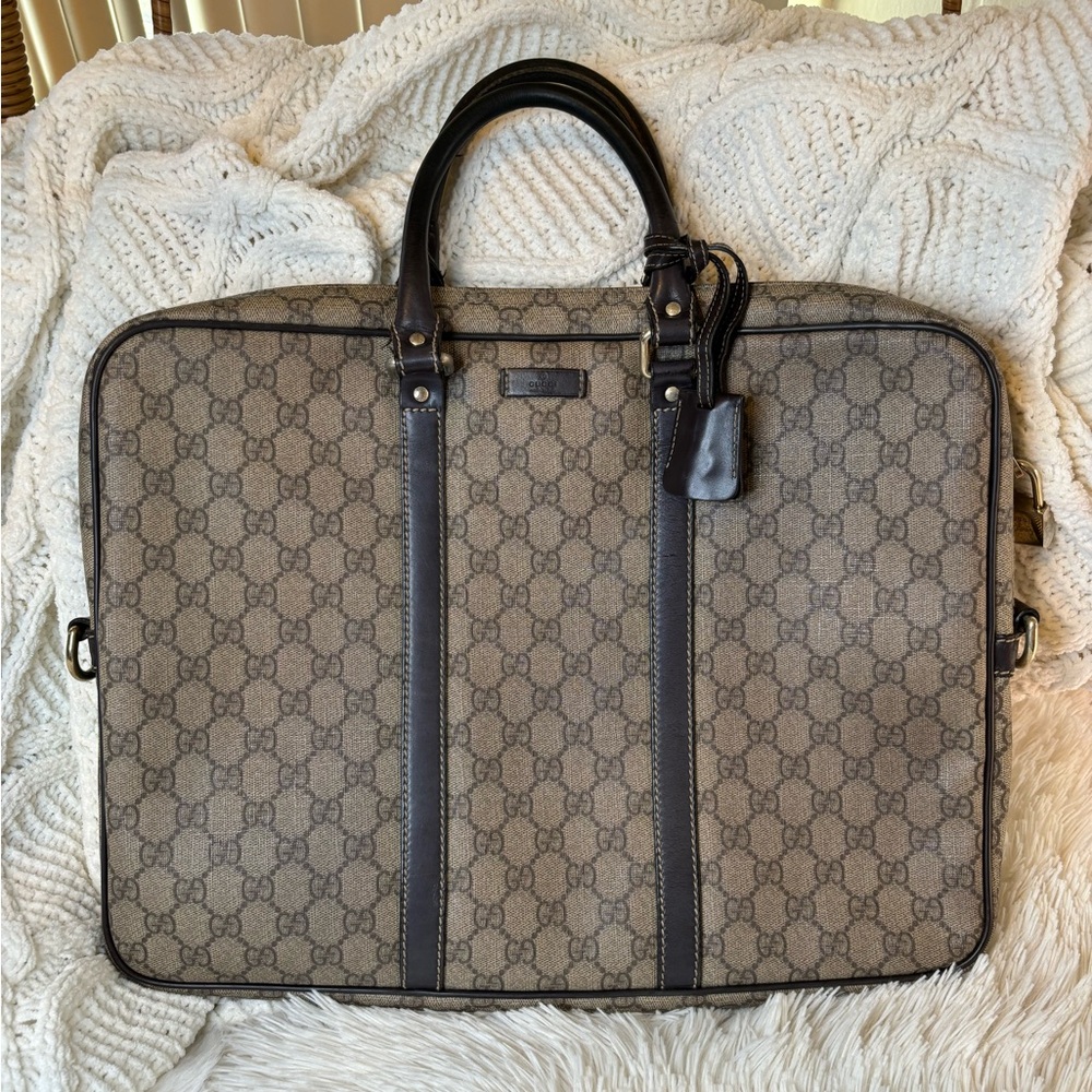 Gucci GG Monogram Briefcase